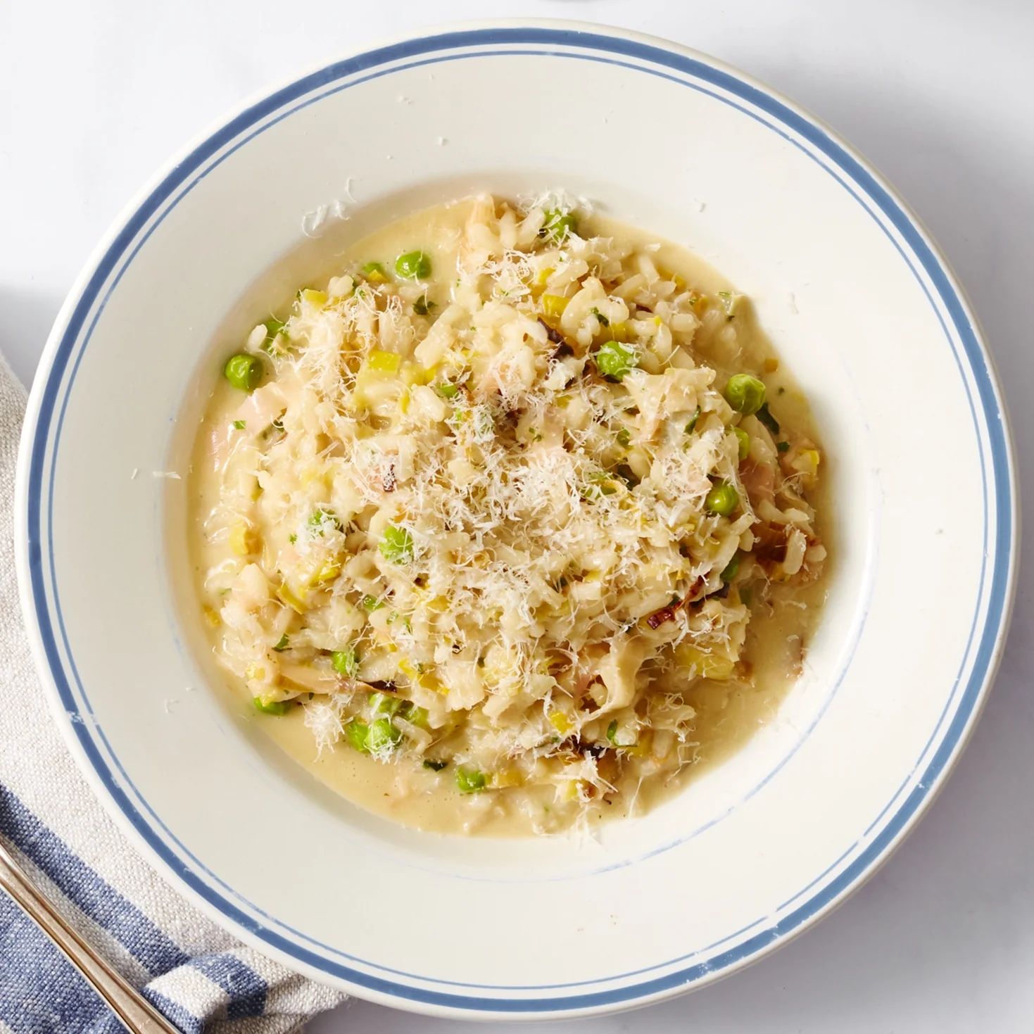 Leek, Pea and Lemon Risotto